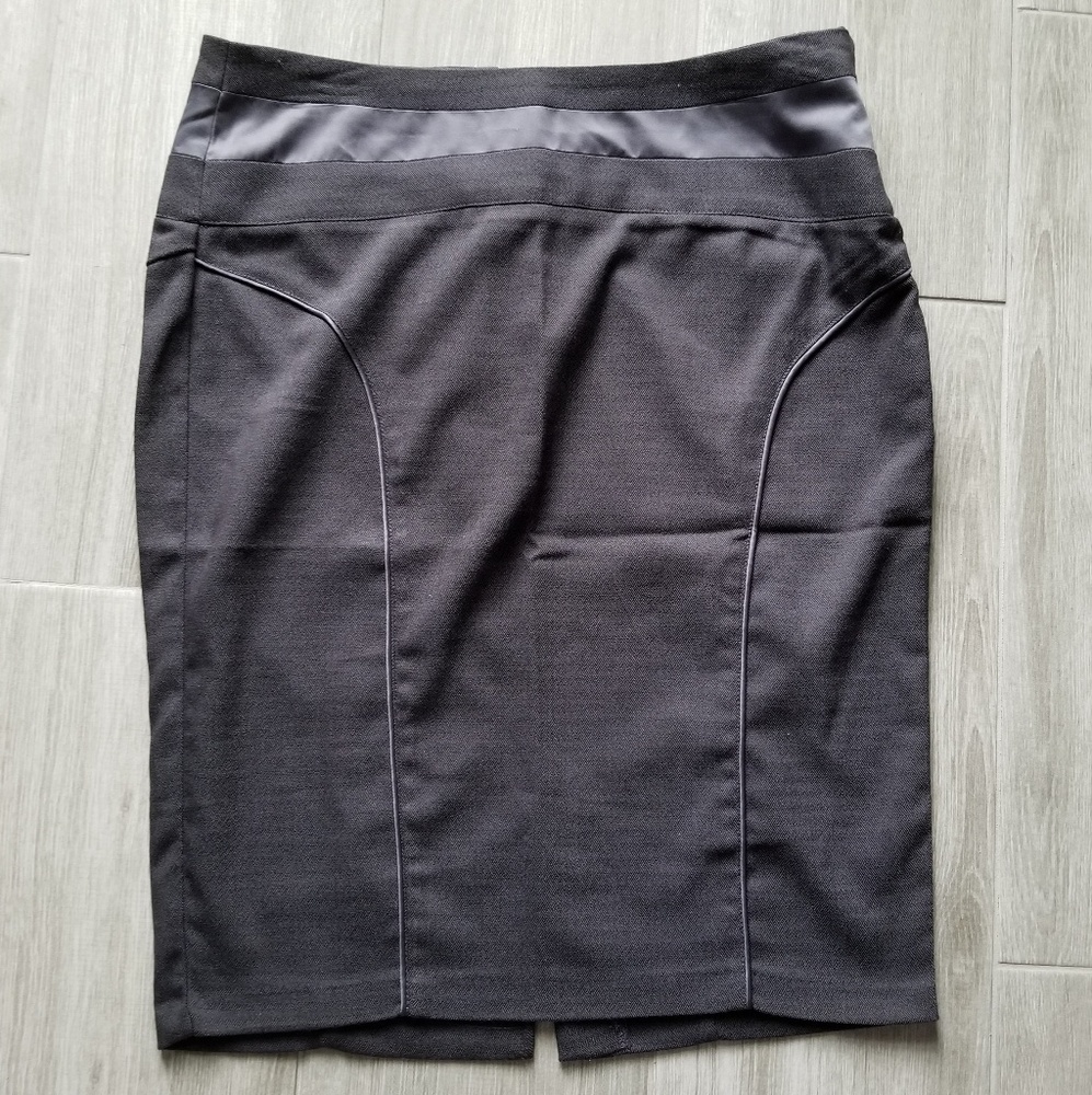 Candies Gray Pencil Skirt Size 13